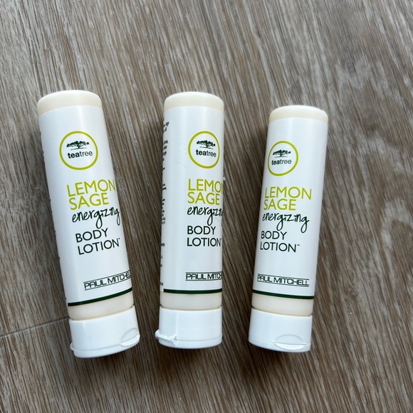New! Paul Mitchell Tea Tree Lemon Sage Energizing Body Lotion Set - Picture 3 of 4